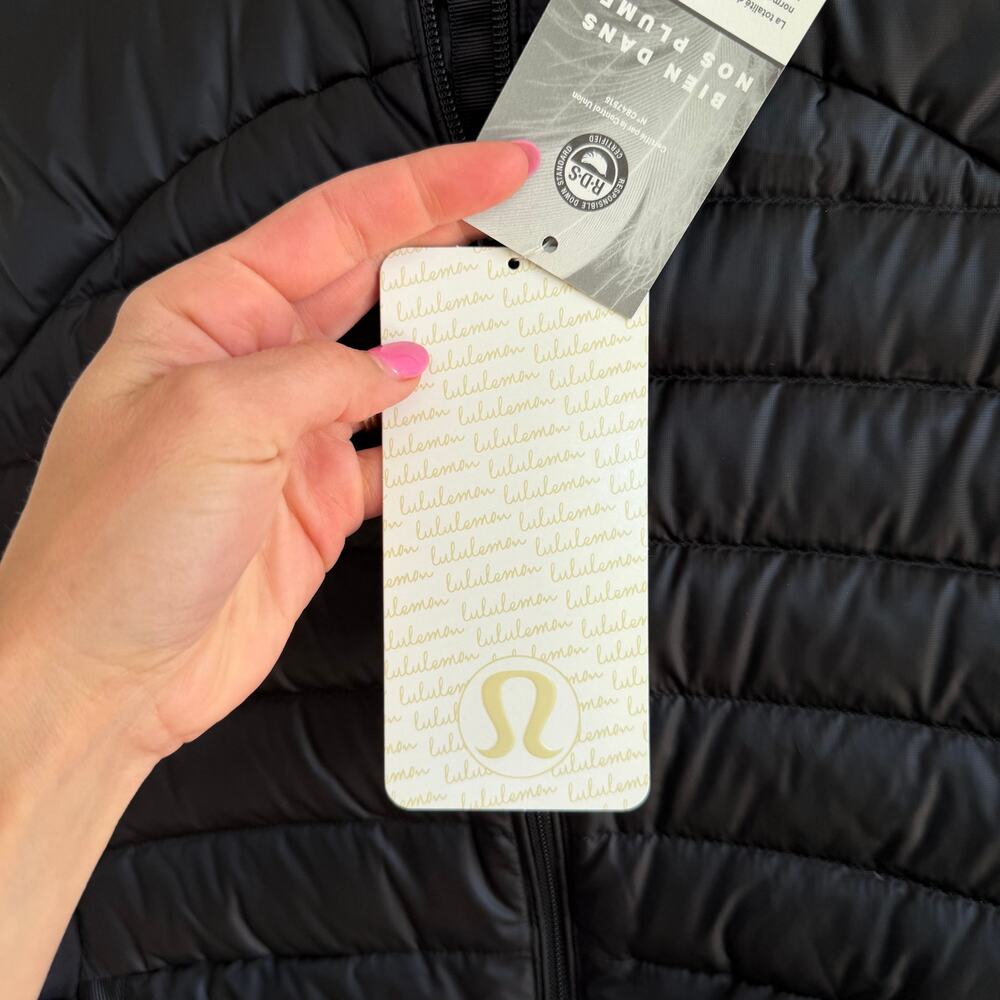 Lululemon Down For A Run Vest II Zip Up Black 8 NWT - Picture 7 of 13